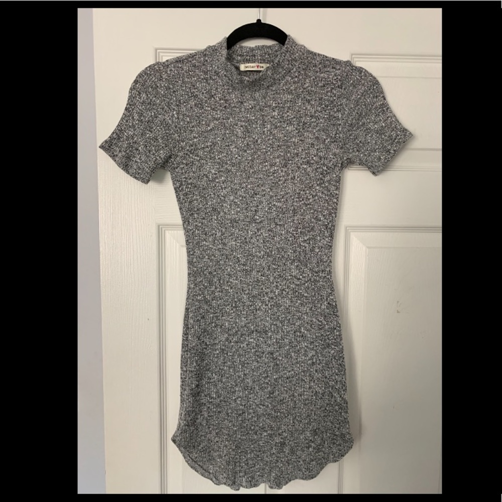 gray dress